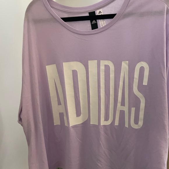 NWOT Adidas cropped tee 4x - Picture 3 of 4